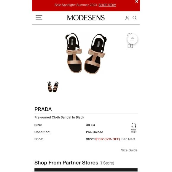 Prada Pink Satin Bow Flat Sandal Woman Size 39 Made in Italy Rare - Picture 2 of 12